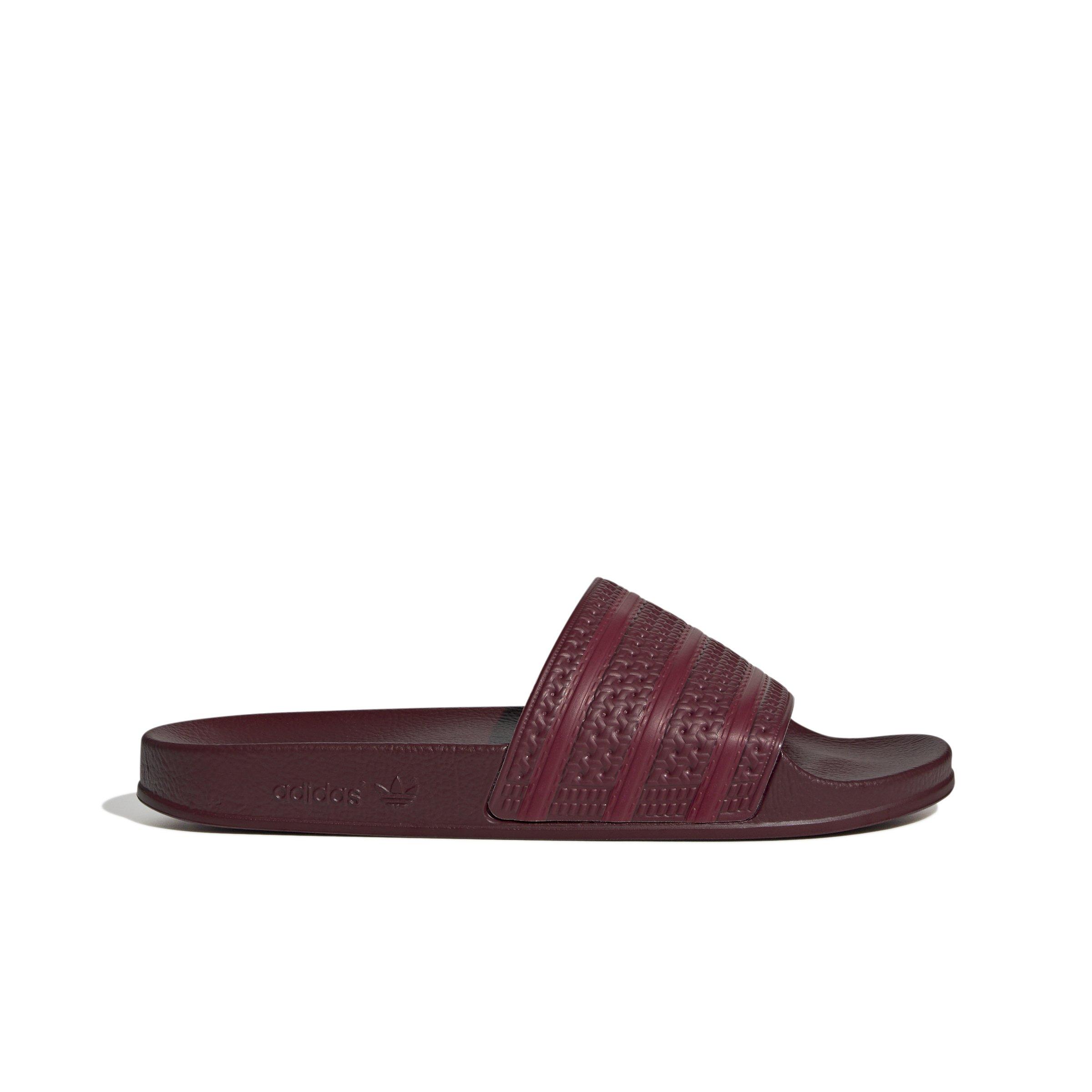 Adidas adilette best sale collegiate burgundy